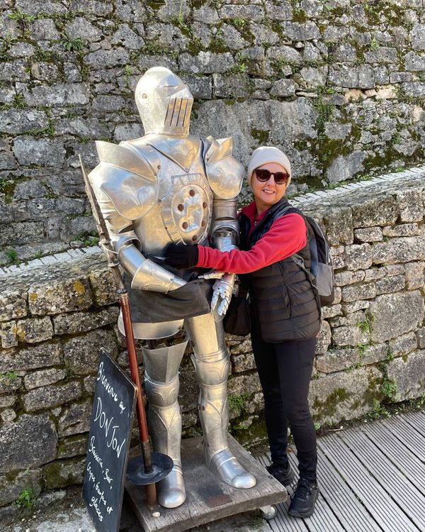 Meeting the locals in Dordogne